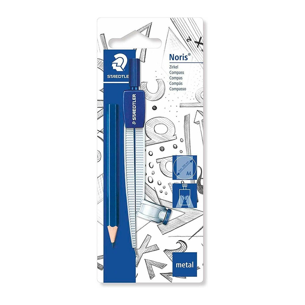 Compás escolar Noris 550 50BK con lápiz | PAPELERÍA