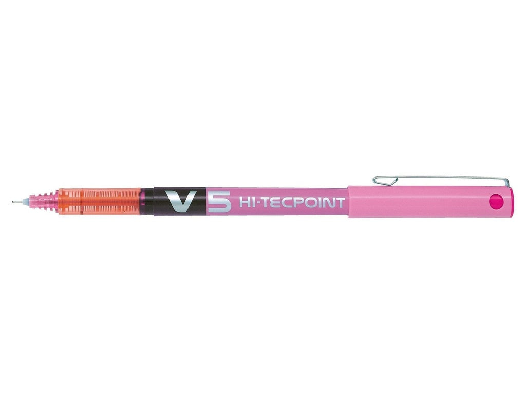 Lapicera Rosada Pilot V5 Hi-Tecpoint 0.5 mm | PAPELERÍA