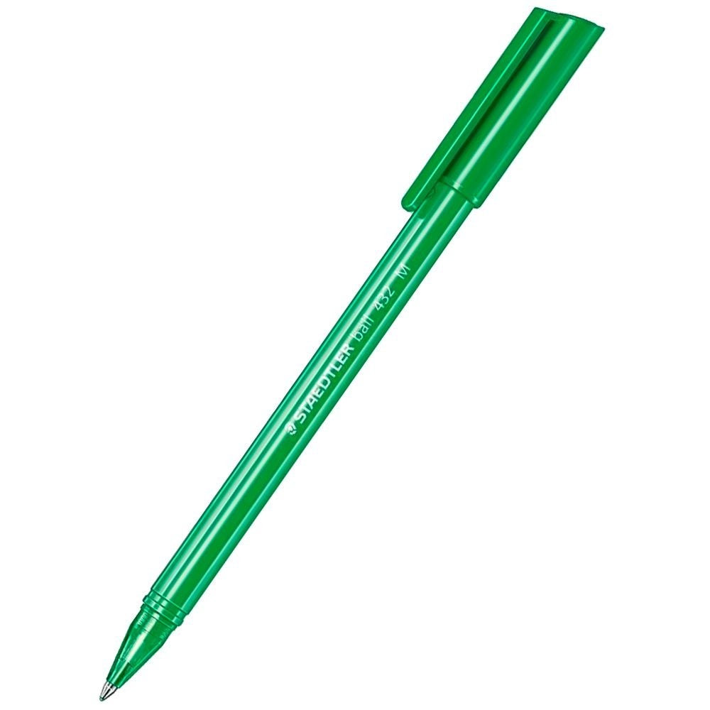 Bolígrafo Verde Ball Punta Media | PAPELERÍA