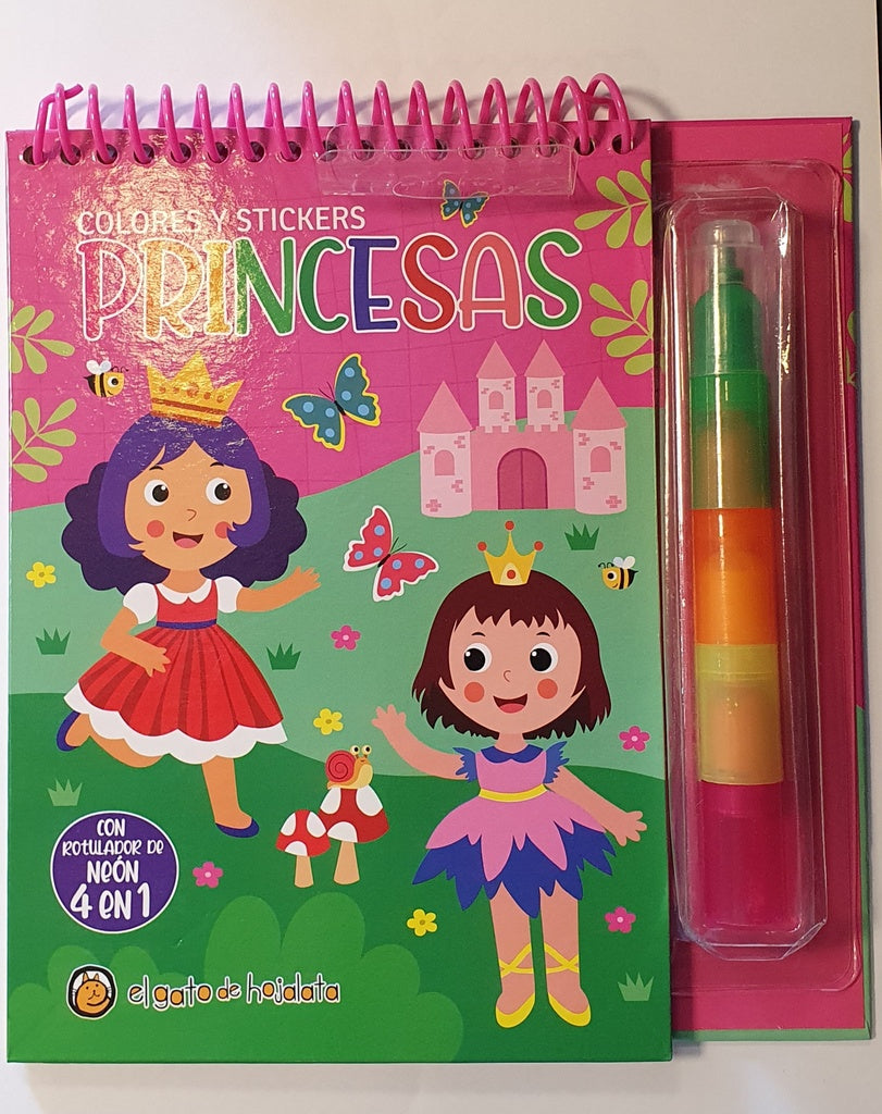 Colores 4 en 1: Princesas | EL GATO DE HOJALATA