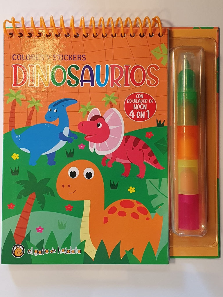 Colores 4 en 1: Dinosaurios | EL GATO DE HOJALATA