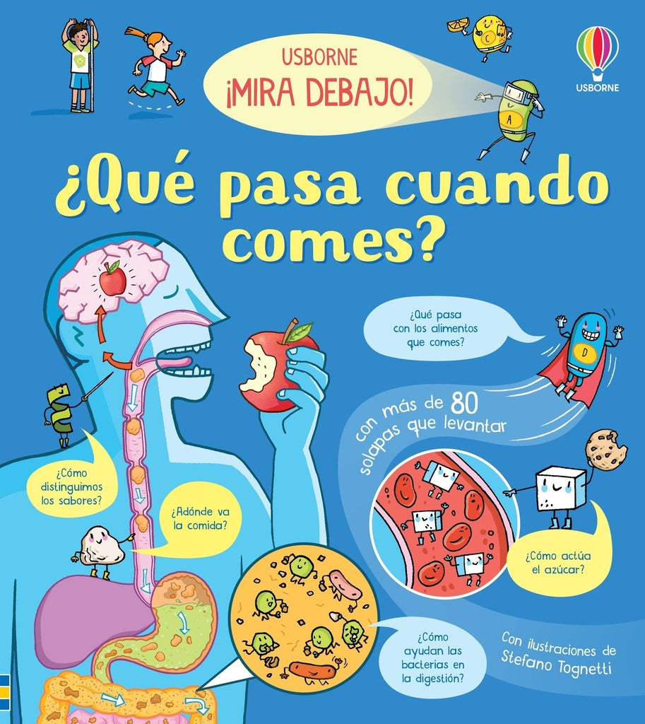 ¿Qué pasa cuando comes? ¡Mira debajo! | Usborne