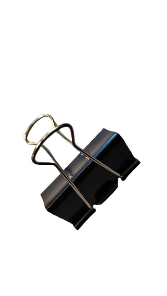 Clips Omega 51mm color negro | PAPELERÍA