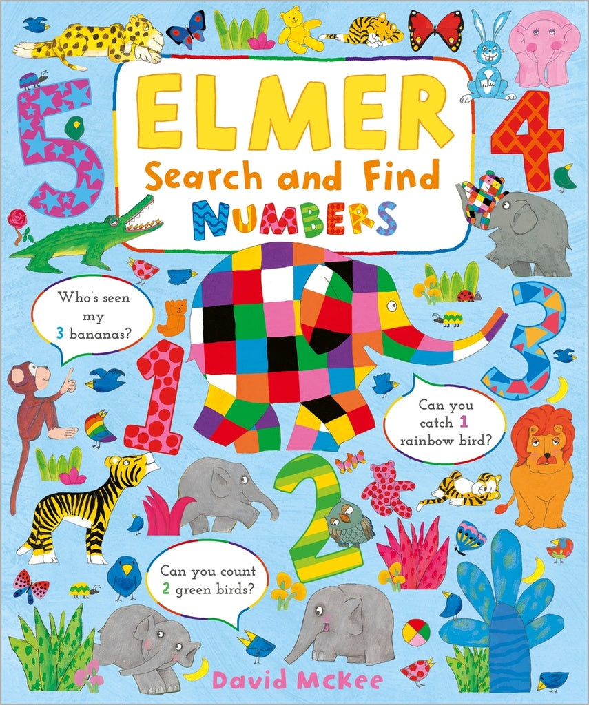 ELMER. SEARCH AND FIND NUMBERS | DAVID MCKEE