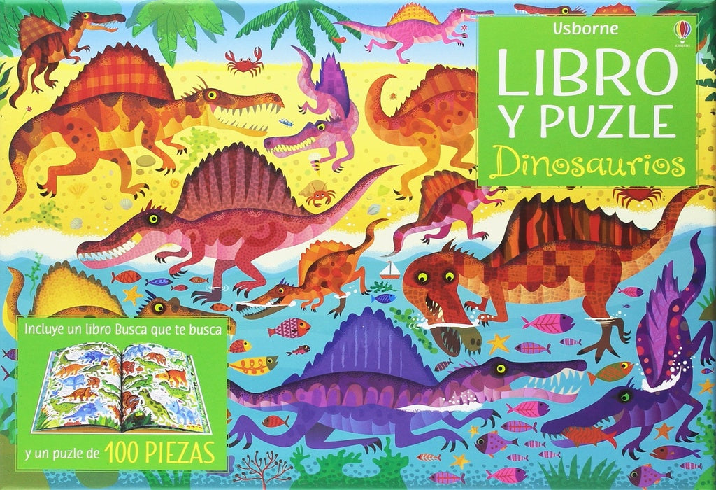 DINOSAURIOS. LIBRO Y PUZLE | USBORNE