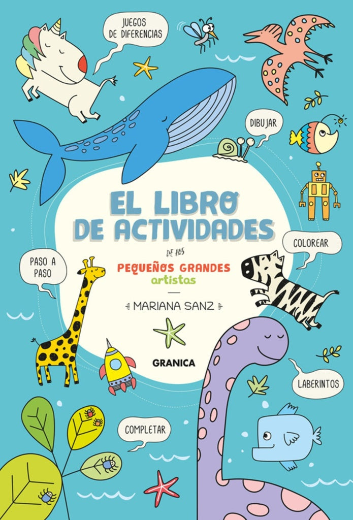 Libro de actividades de los pequeños grandes artistas | SANZ MARIANA