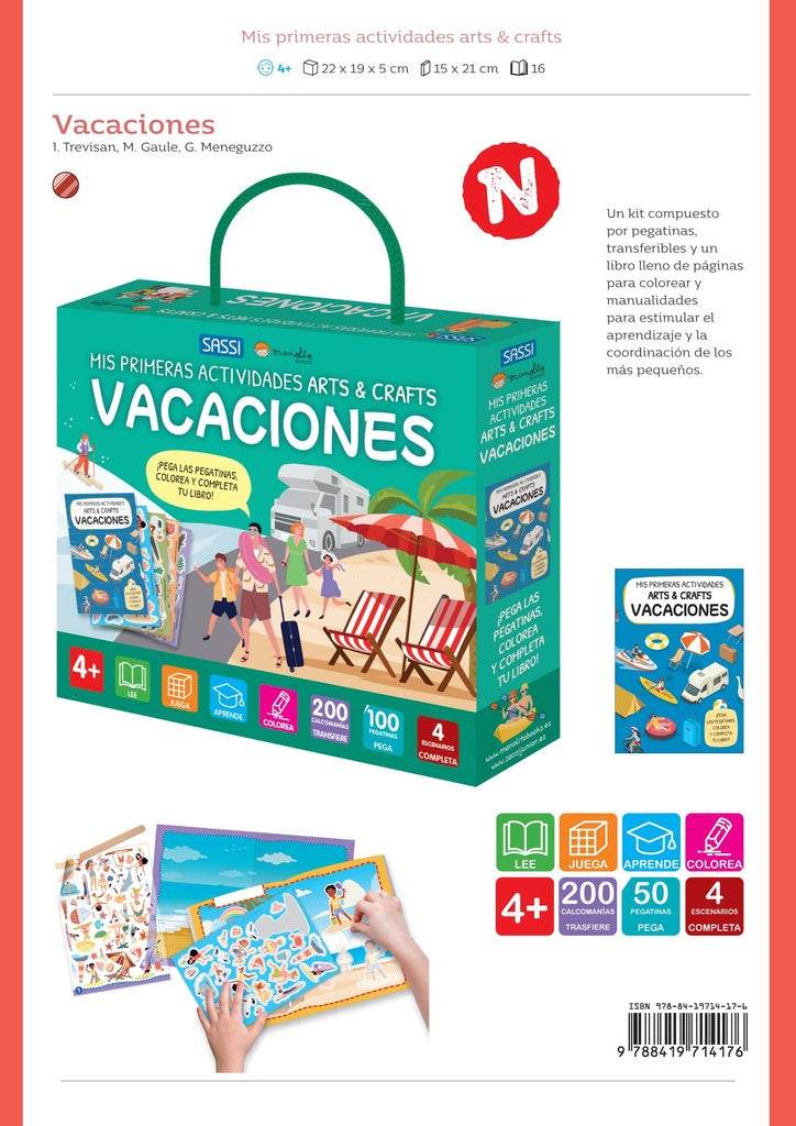 VACACIONES. MIS PRIMERAS ACTIVIDADES ARTS & CRAFTS