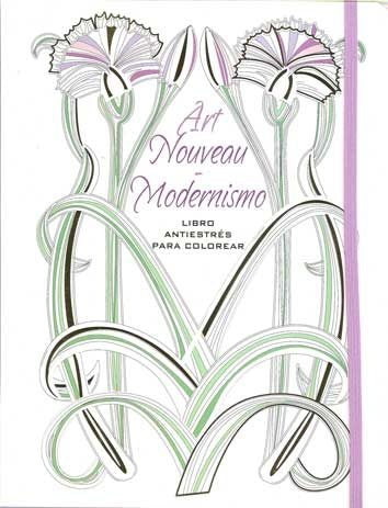 Art Nouveau-Modernismo. Libro antiestrés para colorear | Varios autores