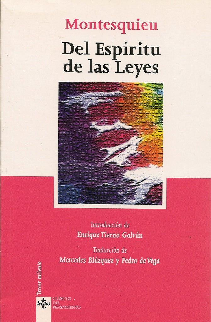 Del Espíritu de las Leyes | MONTESQUIEU