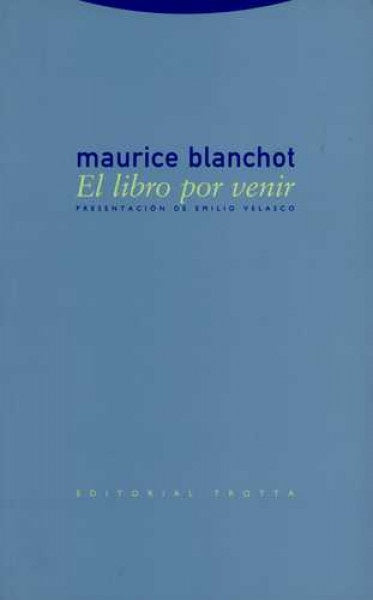 El libro por venir | Blanchot