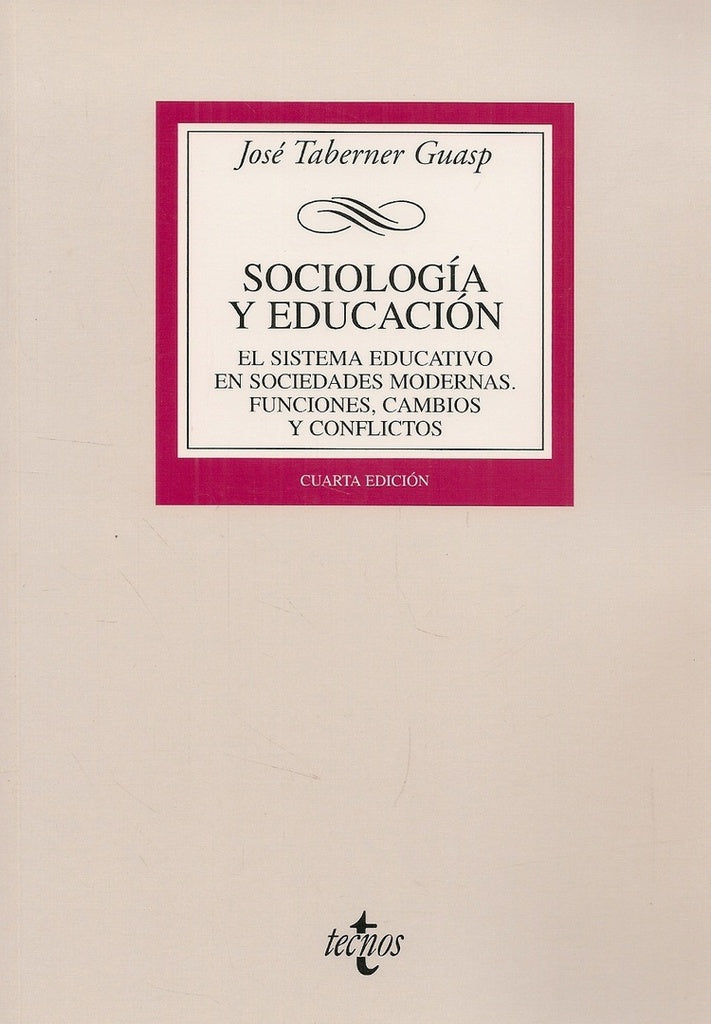 Sociología y Educación 4ta ed. | Taberner