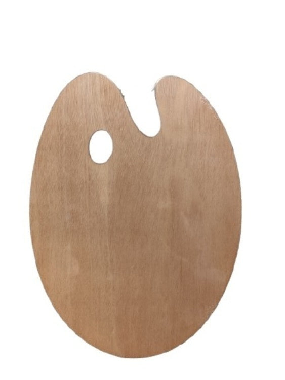 Paleta de madera clásica 30x40 cm (ovalada) | PAPELERÍA