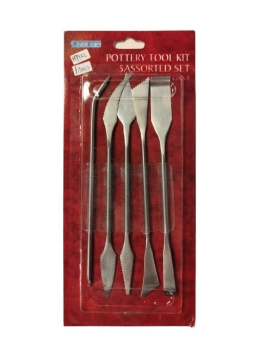 Set de 5 herramientas de acero inoxidable para cerámica KIY TY-7220
| PAPELERÍA