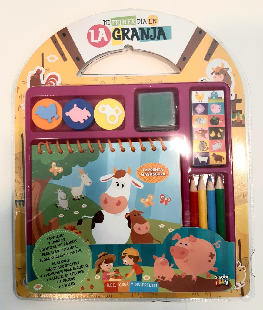 Mi primer día en la granja ¡Lee, crea y diviértete! | School Fun