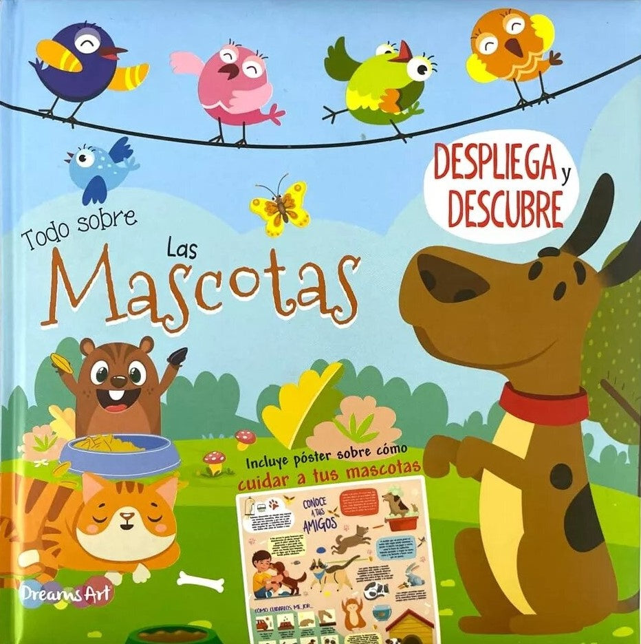 Despliega y Descubre:Todo sobre las Mascotas | Latinbooks