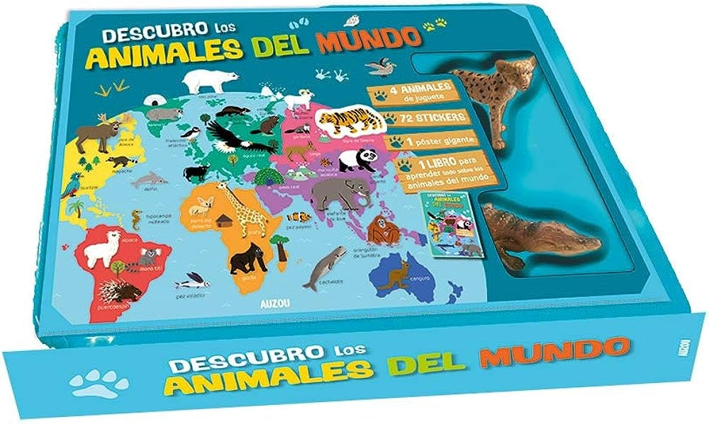 DESCUBRE LOS ANIMALES DEL MUNDO | Editions Philippe Auzou