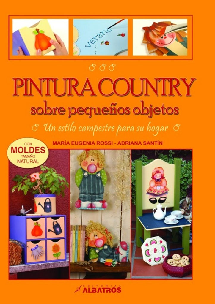 PINTURA COUNTRY SOBRE PEQUEÑOS OBJETOS | Albatros tu hogar