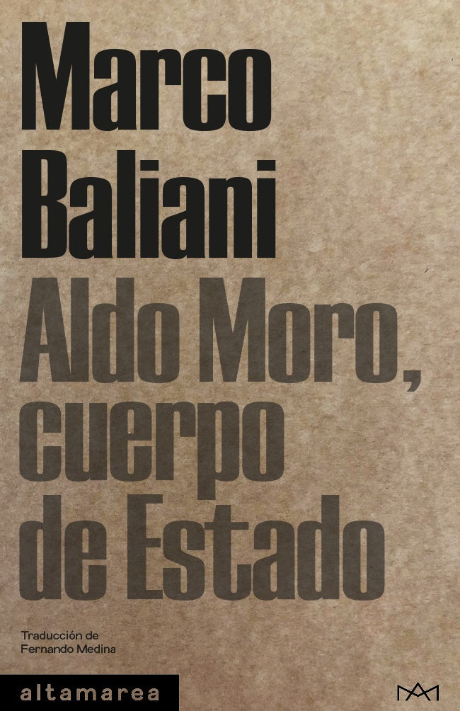 ALDO MORO, CUERPO DE ESTADO | MARCO BALIANI