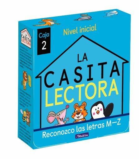 La casita lectora. Caja 2- Reconozco las letras M-Z (nivel inicial) | MARLA CONN