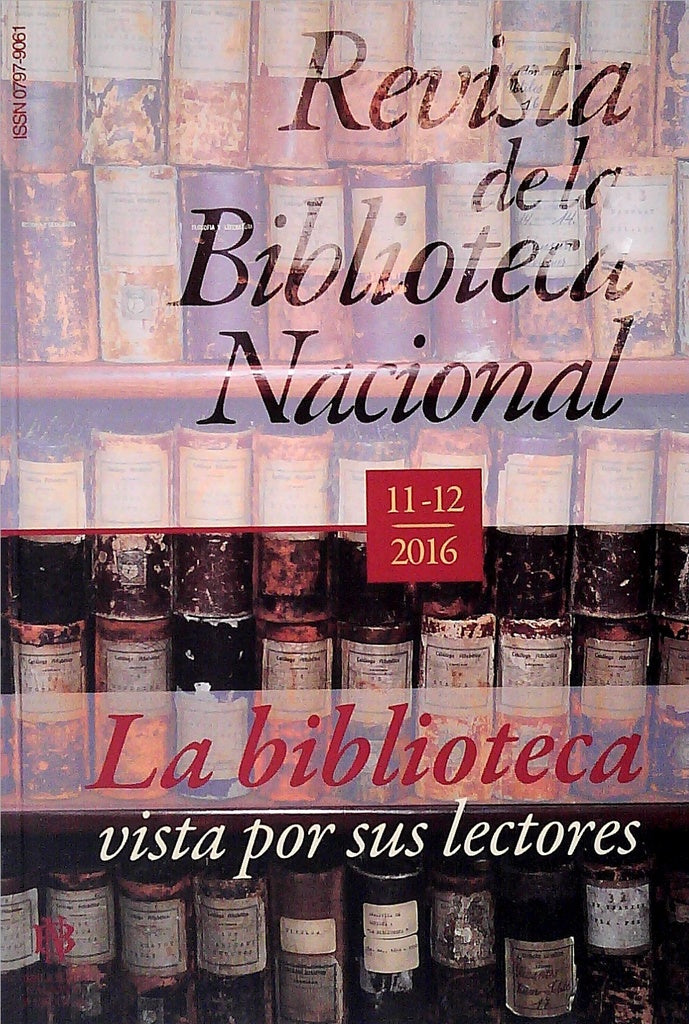 Revista de la Biblioteca Nacional 11-12 | Biblioteca Nacional