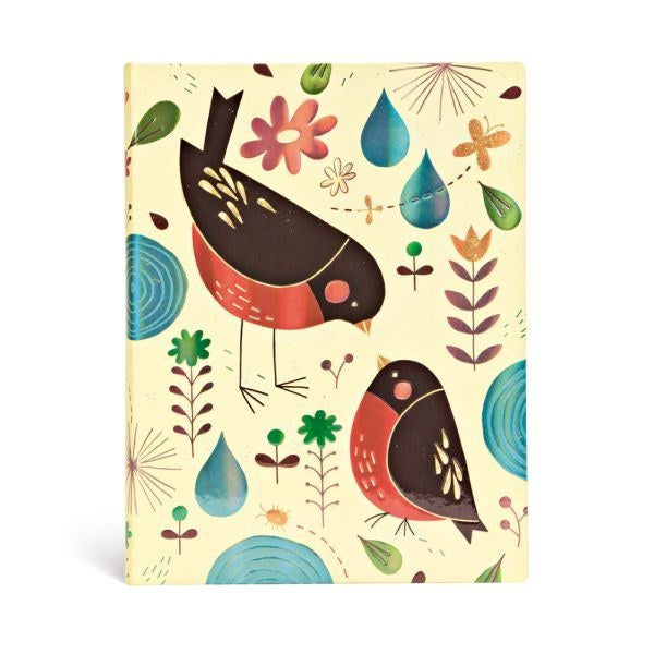 Mamá petirrojo. Colección Los Animales de Tracy Walker | Paper Blanks