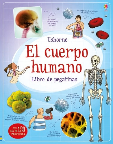 El cuerpo humano. Libro de pegatinas | USBORNE