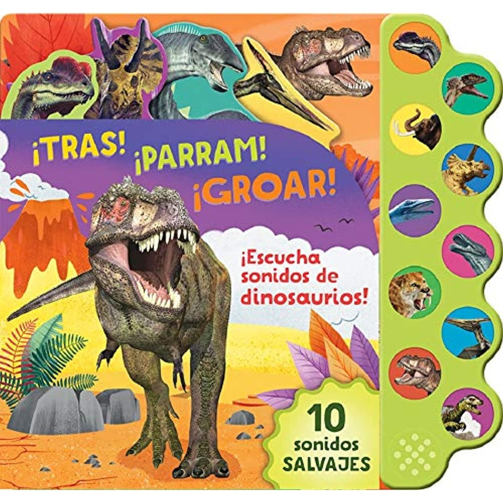¡Tras! ¡parram! ¡groar! ¡Escucha Sonidos de Dinosaurios! | Contrapunto