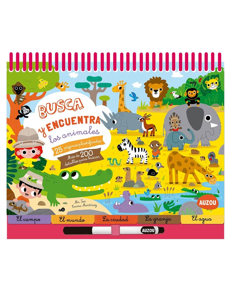 Busca y encuentra los animales | Auzou