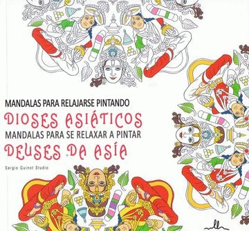Mandalas para relajarse pintando Dioses asiáticos | SERGIO GUINOT STUDIO