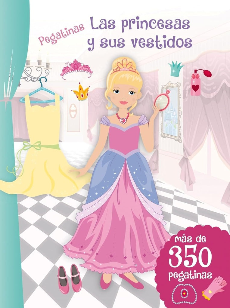 Pegatinas. Las princesas y sus vestidos | VV.AA.