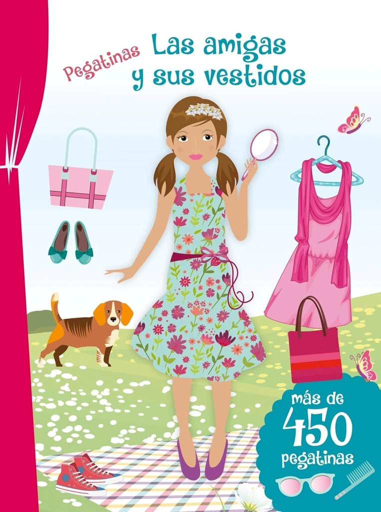 Pegatinas. Las amigas y sus vestidos | Varios autores