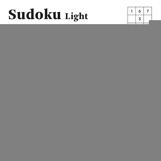 Sudoku light. Nivel 2 | Varios autores