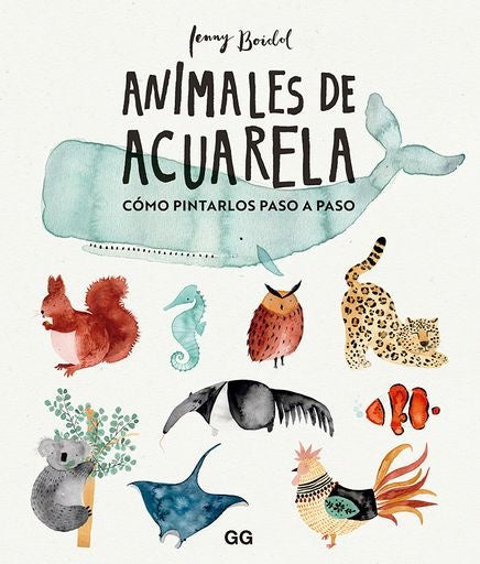 Animales de acuarela: Cómo dibujarlos paso a paso | Jenny Boidol