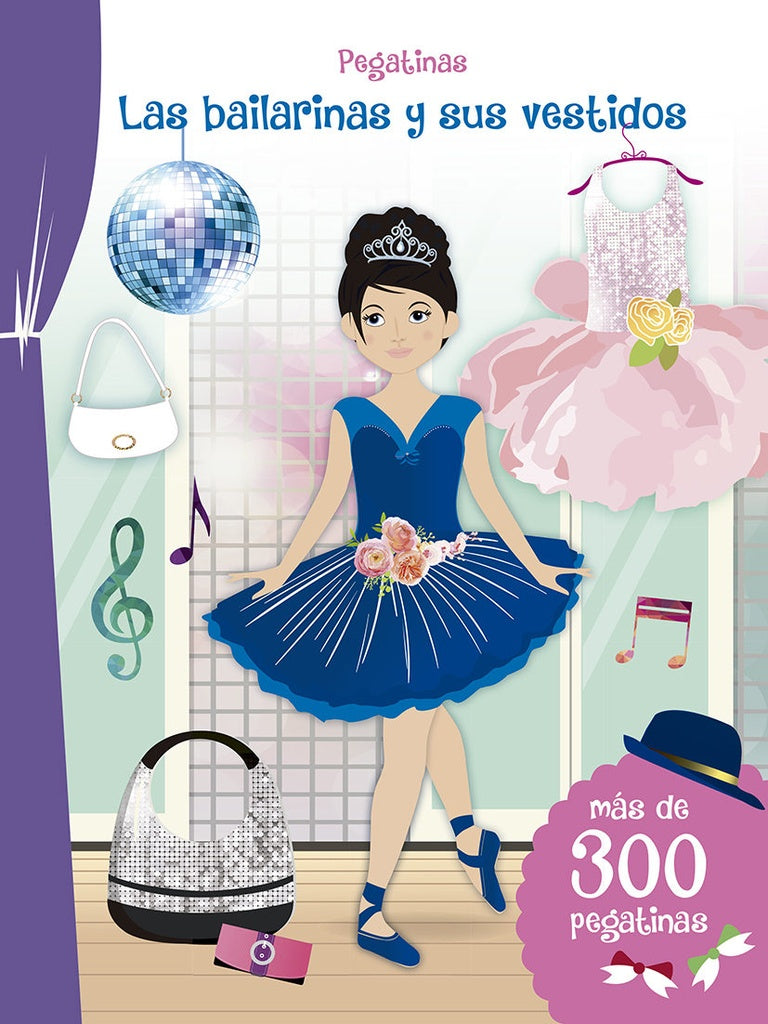 Pegatinas. Las bailarinas y sus vestidos | VV.AA. AUTORES