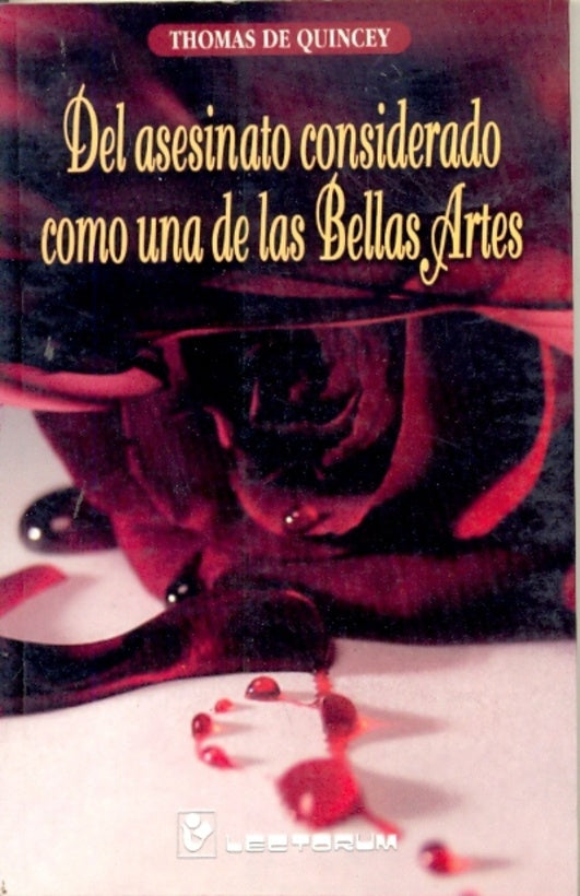 Del asesinato considerado como una de las bellas artes | THOMAS DE QUINCEY