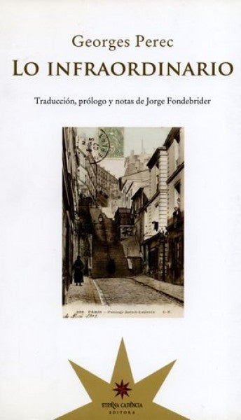 Lo infraordinario | GEORGES PEREC