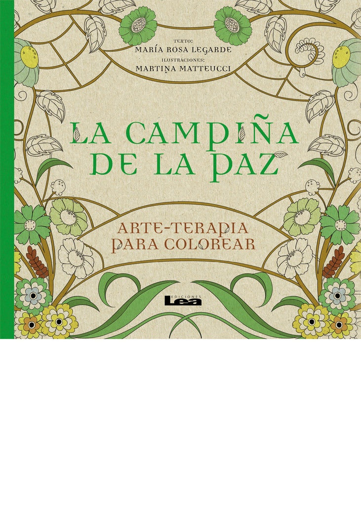 La campiña de la paz: arteterapia para colorear | ROSA LEGARDE