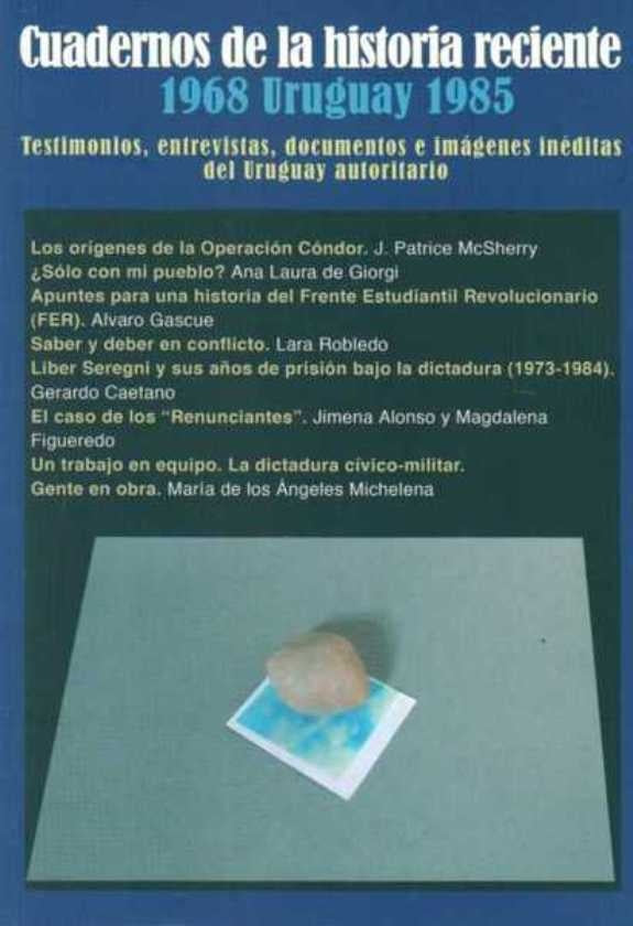 CUADERNOS DE LA HISTORIA RECIENTE 6 | Varios autores