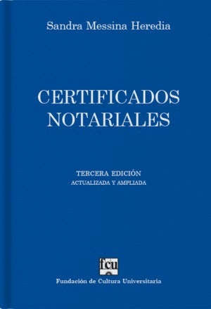 Certificados notariales | Sandra Messina Heredia