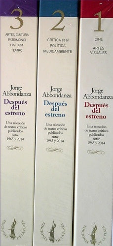 Después del estreno (tres tomos) | Jorge Abbondanza