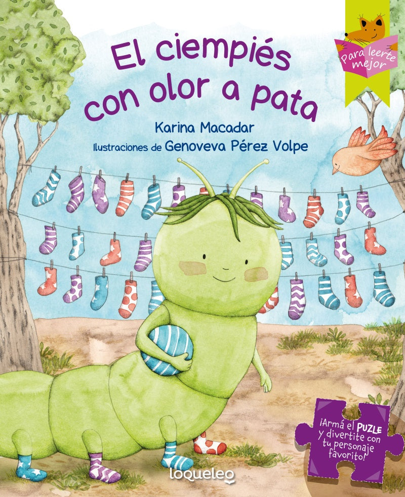 El ciempiés con olor a pata *Edición especial con puzle* | KARINA MACADAR