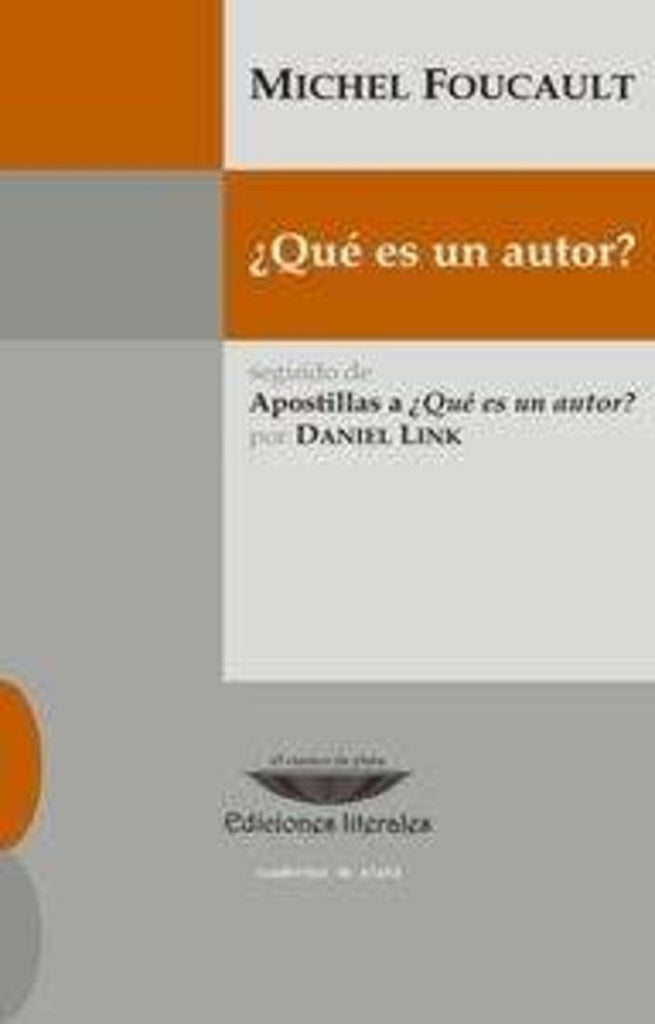 QUE ES UN AUTOR | FOUCAULT