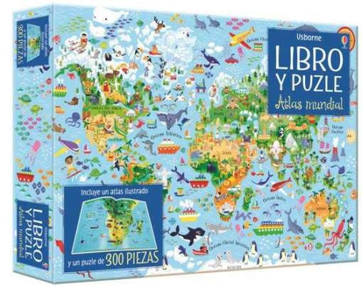 Atlas mundial. Libro y puzle | USBORNE