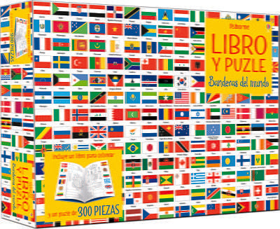 Banderas del mundo. Libro y puzle | USBORNE