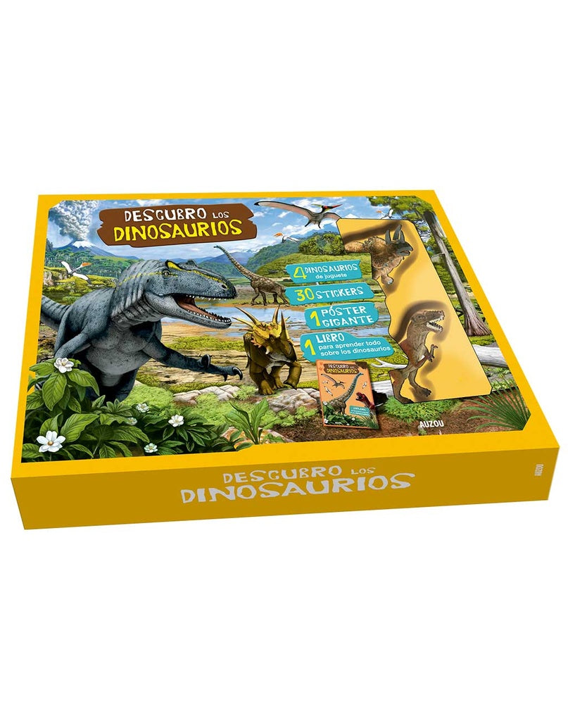 Descubro los dinosaurios (Incluye 4 dinosaurios) | Varios autores
