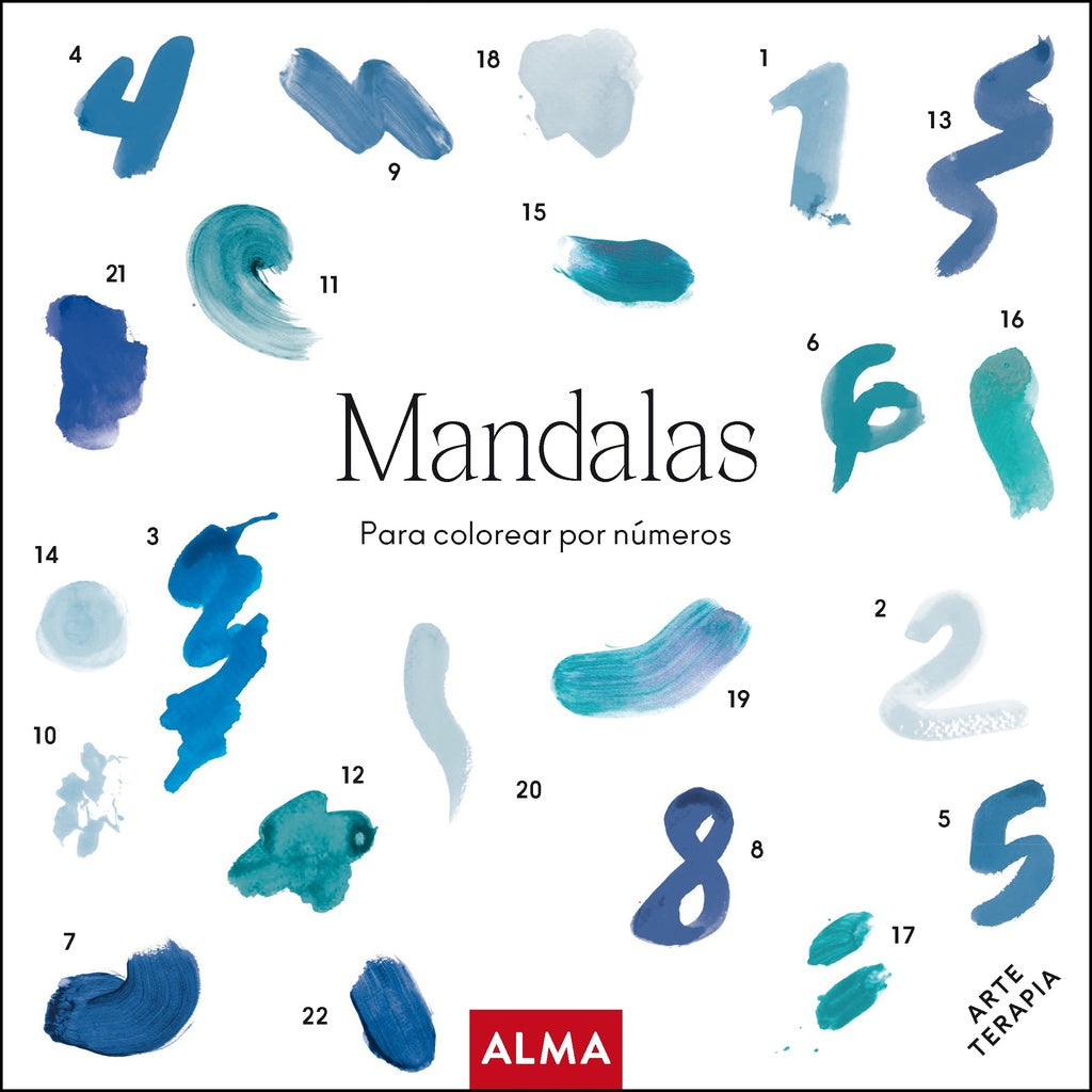 MANDALAS. PARA COLOREAR POR NUMEROS | Alma