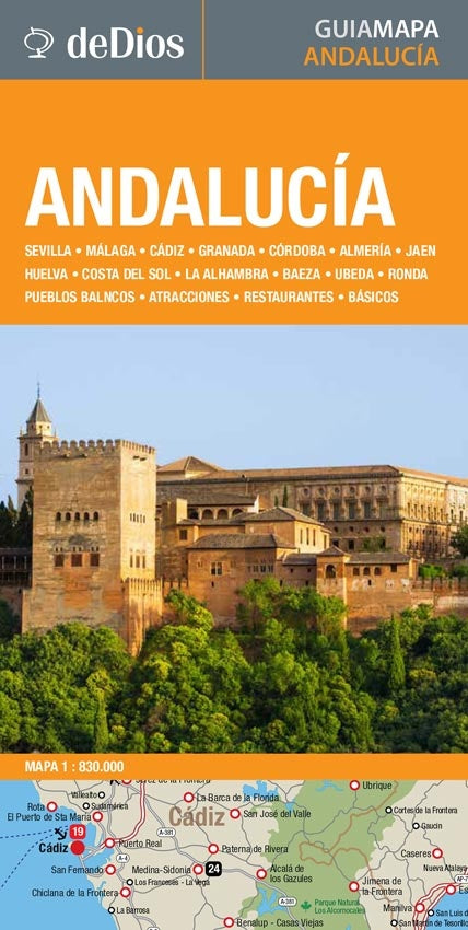 Andalucía. Guía Mapa | De Dios Editores