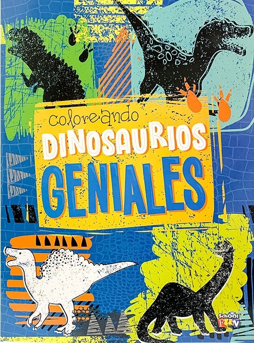 Coloreando dinosaurios geniales | School Fun