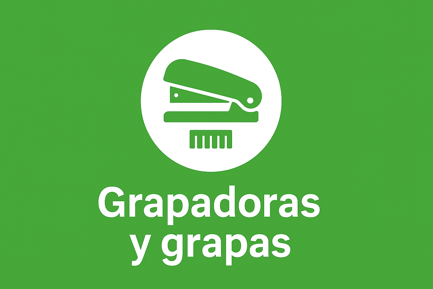 Grapadoras y grapas