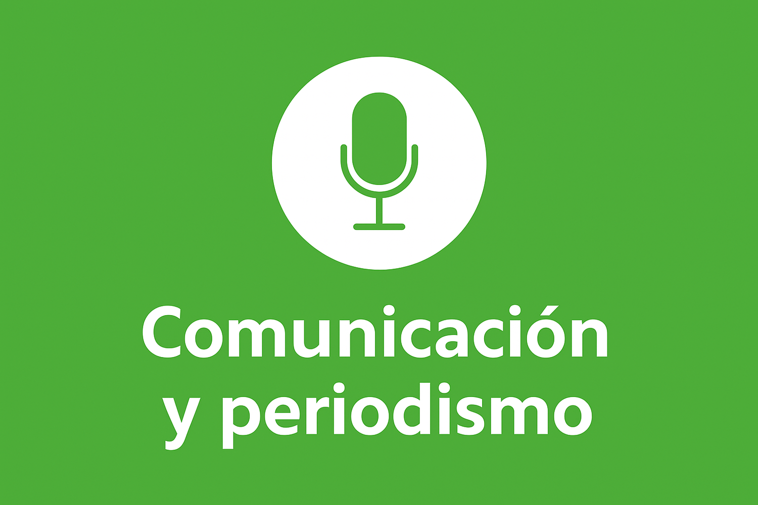 Comunicación y periodismo